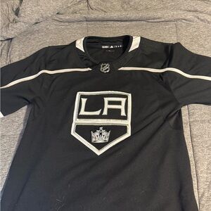 Adidas Black Hockey Jersey with LA Crest